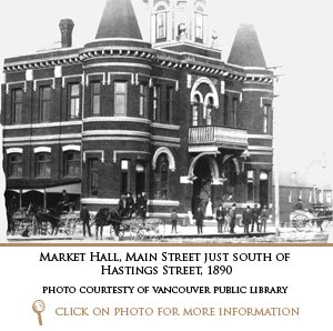 Market Hall, Main Street just south of Hastings Street, 1890